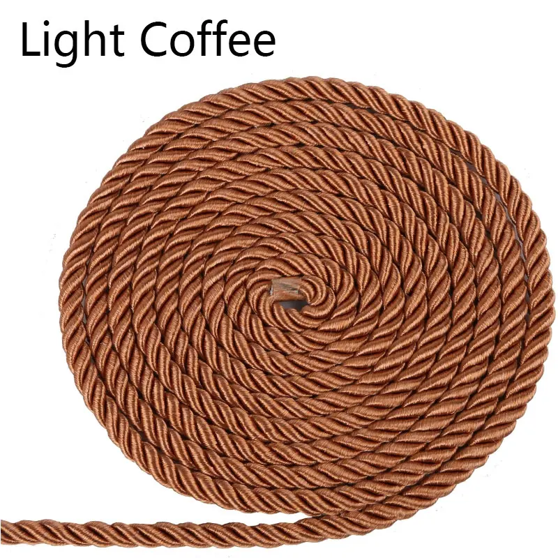 Luxurious 5mm Twisted Satin Rope for Elegant DIY Crafts & Decorative Packaging