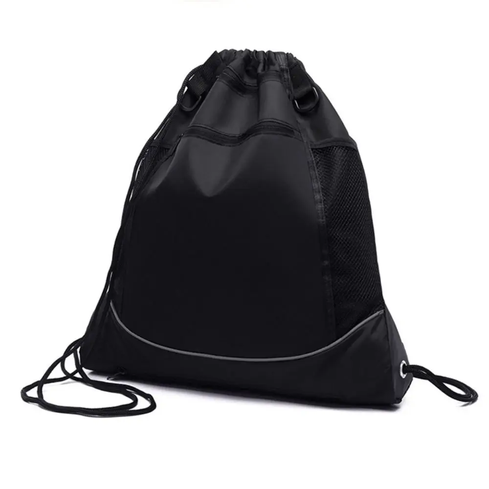 Portable Outdoor Sports Basketball Football Volleyball Storage Backpack Bag Drawstring Backpack Bag Sport Ball Mesh Pouch