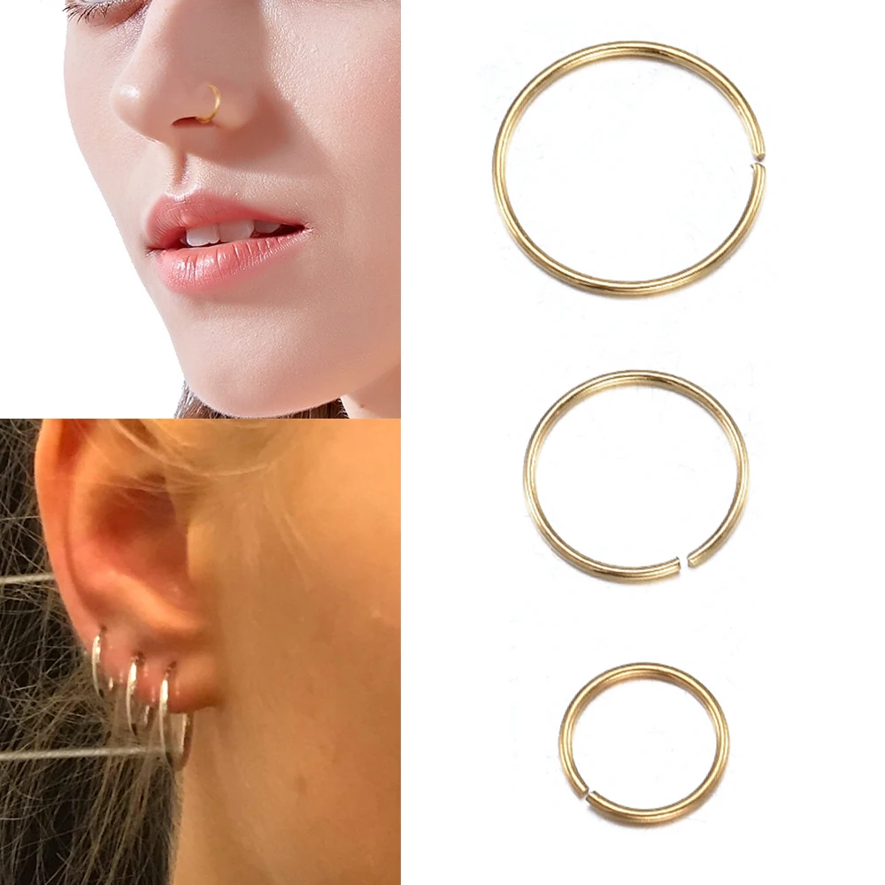 U Shaped Stainless Steel Fake Nose Ring Hip Hoop Septum Rock Magnet Nose Piercing Punk Piercing Body Jewelry 1pcs nose rings,piercing jewelry,body piercing jewelry,body jewelry
