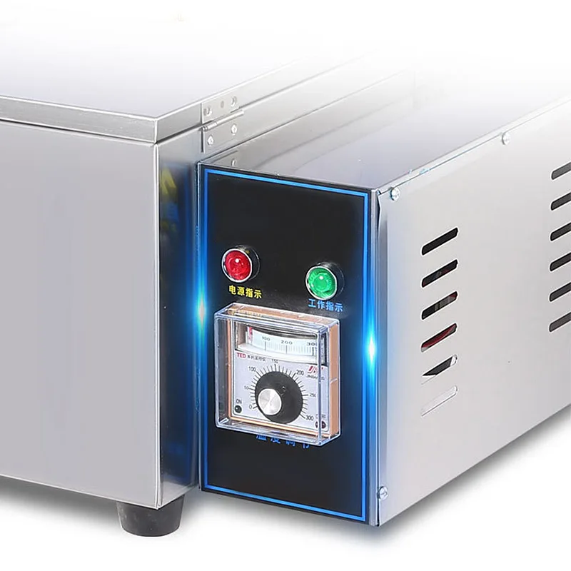 Commercial Electric Fryer Large Capacity Electric Frying Machine Stainless Steel Machine French Fries Single Cylinder