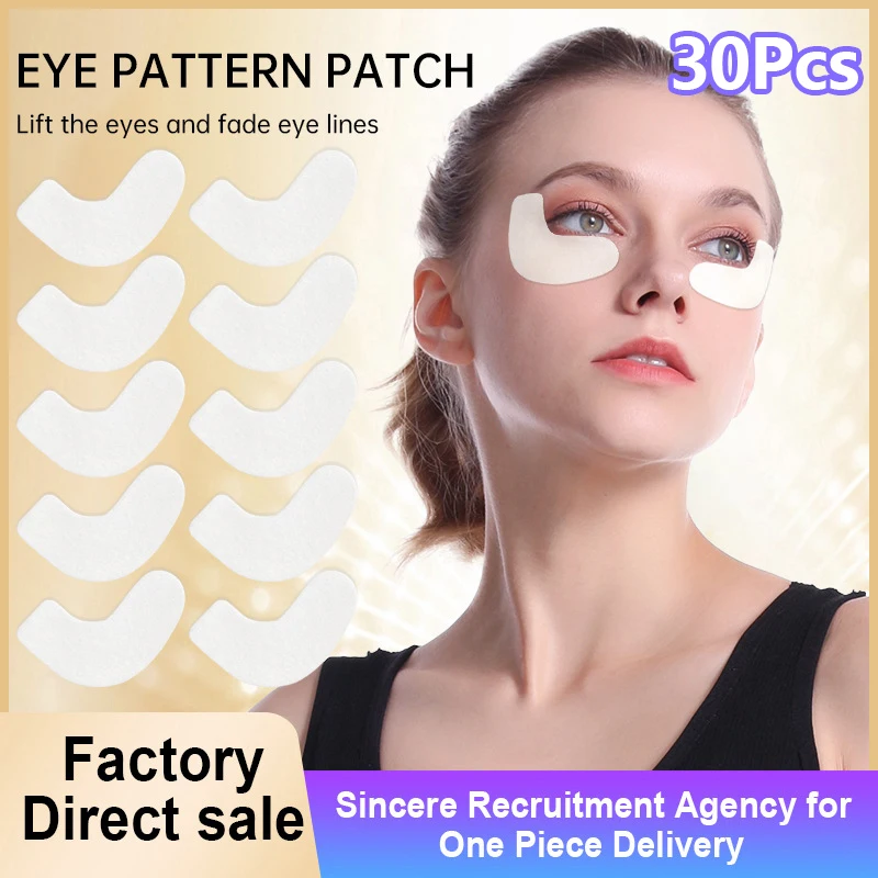 

30 Pcs Eye Stickers Eye Masks Anti Wrinkle Patch Dark Circle Fine Wrinkle Reusable Silicone Under Eye Patch Eye Pads Eye Beauty