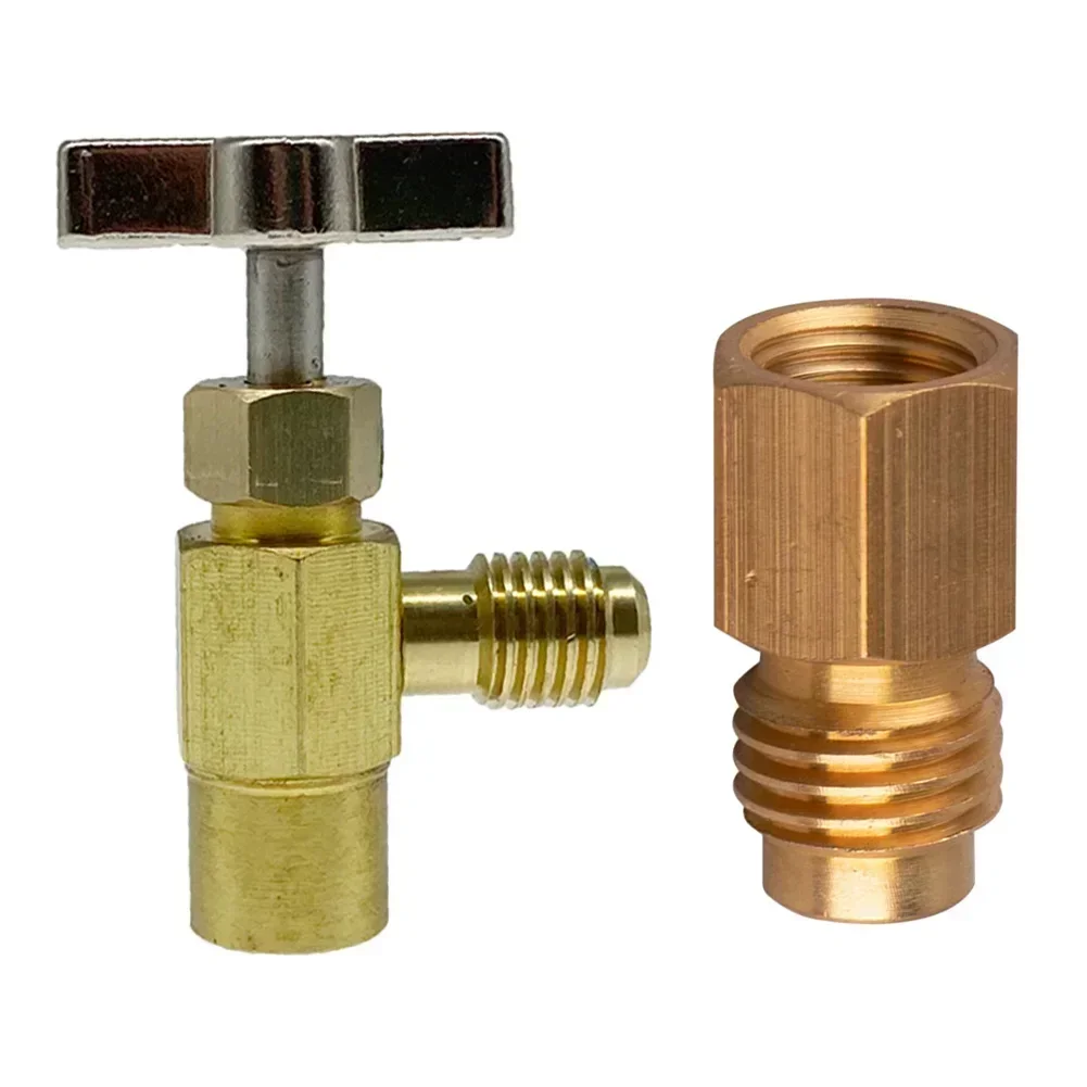 Self Sealing Can Tap 2-1/2inch With 2x Adapters Fit Honeywell Or Other R-1234yf Cans 1/2