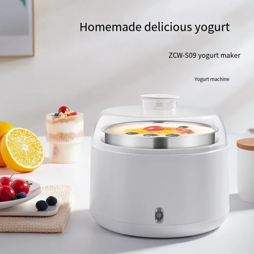 Mini Automatic Electric Yogurt Machine Household DIY Stainless Steel Container Appliances Yogurt With Temperature Control 3