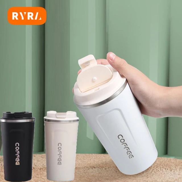 380ml 510ml Vacuum Thermal Cup for Hot and Cold Drinks Travel Coffee Mug  Stainless Steel Thermos Tumbler with Leakproof Lid Gift - AliExpress