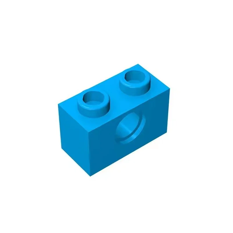 50 Stück 3700 Ziegel 1 x 2 mit Loch Ziegel Sammlungen Bulk Modular GBC Spielzeug für technische MOC DIY Bausteine kompatibel – Detail 1