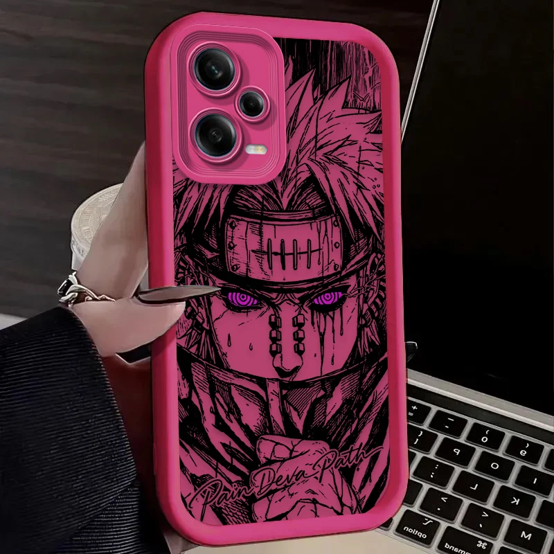 Anime-Inspired Cool Phone Case Featuring Naruto Akatsuki Design
