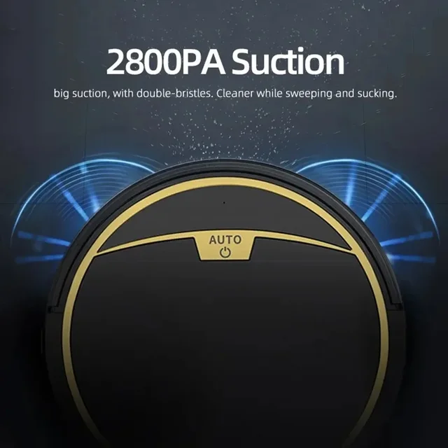 2024 New App Control Vacuum Sweeper Home Large Robotic Wet And Dry Sweep Mop Floor Smart Robot Vaccum Cleaner 2800Pa Suction 3