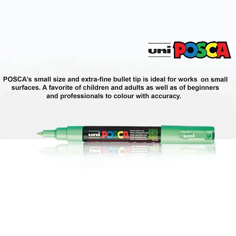 Uni Posca Markers Set Acrylic Paint Drawing PC-3M Colores Graffiti Pencil Case DIY Highlighter Pen Case Art Supplies Stationery 2