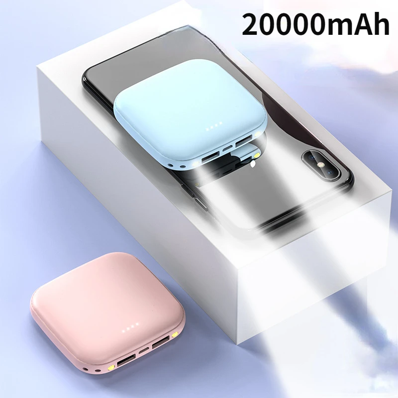 2024 Nuovo 20000Mah Mini Power Bank Caricabatterie Portatile Power Bank Batteria Esterna Per Iphone Samsung Huawei Xiaomi Poverbank
