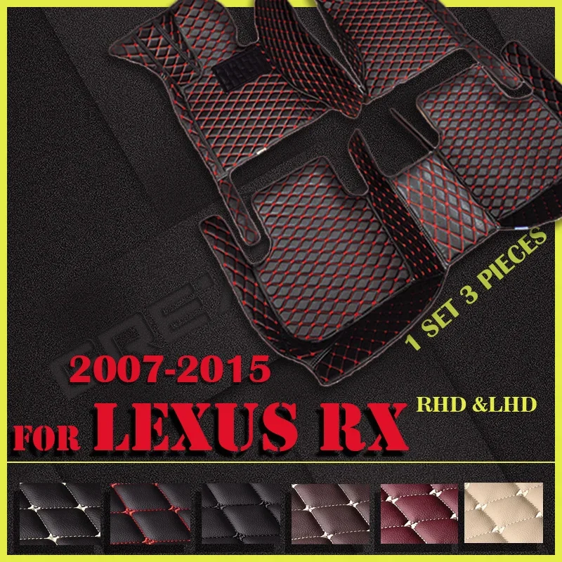 

Car floor mats for LEXUS RX series 2007 2008 2009 2010 2011 2012 2013 2014 2015 Custom auto foot Pads automobile carpet cover