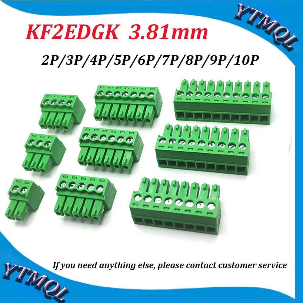 

Клеммные колодки KF2EDGK 100 2P-10P для печатной платы, 3,81 мм, 2PIN -10PIN MC 3,81/2-ST-3,81-1,5 PHOENIX CONTACT KEFA deson, 1803578 шт.