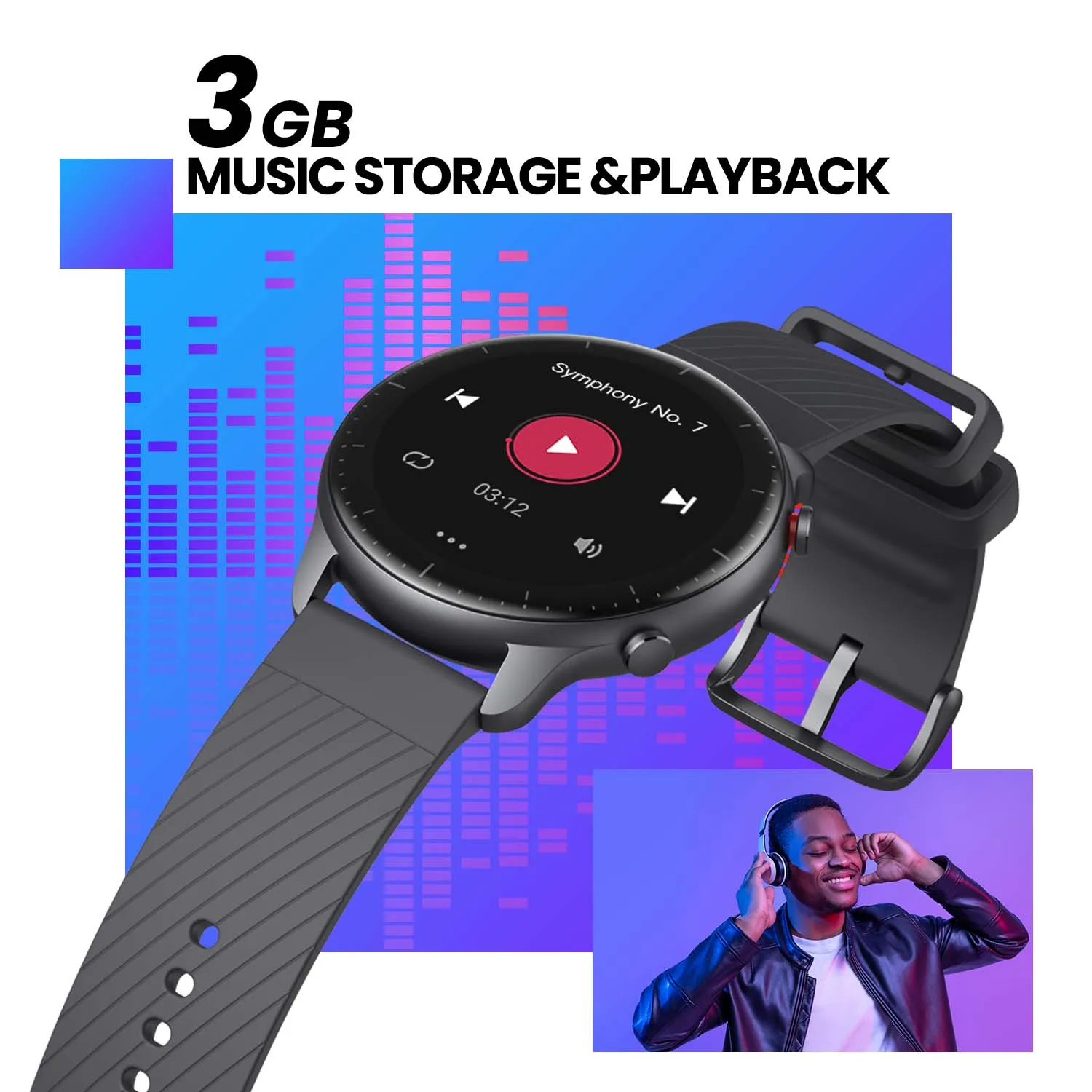 Amazfit-reloj inteligente GTR 2 Original para hombre, dispositivo con  Pantalla AMOLED HD de 1,39 pulgadas, control del sueño y reproducción de  música, nuevo, sin caja, 99% - AliExpress