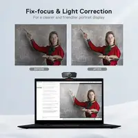 Redragon GW800 1080P PC Webcam with Built-in Dual Microphone, 360° Rotation - 2.0 USB Computer Web Camera- 30 FPS - Image 5