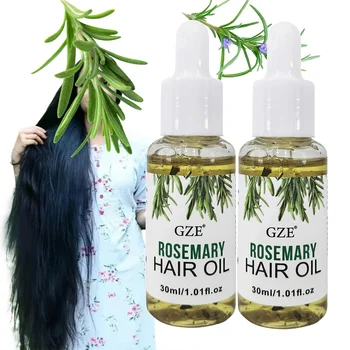 GZE Rosemary Oil For Hair Rosemary Scalp Hair Oil, All Type & Texture | Straight, Waves & Chemically Hairs Strengthens 5