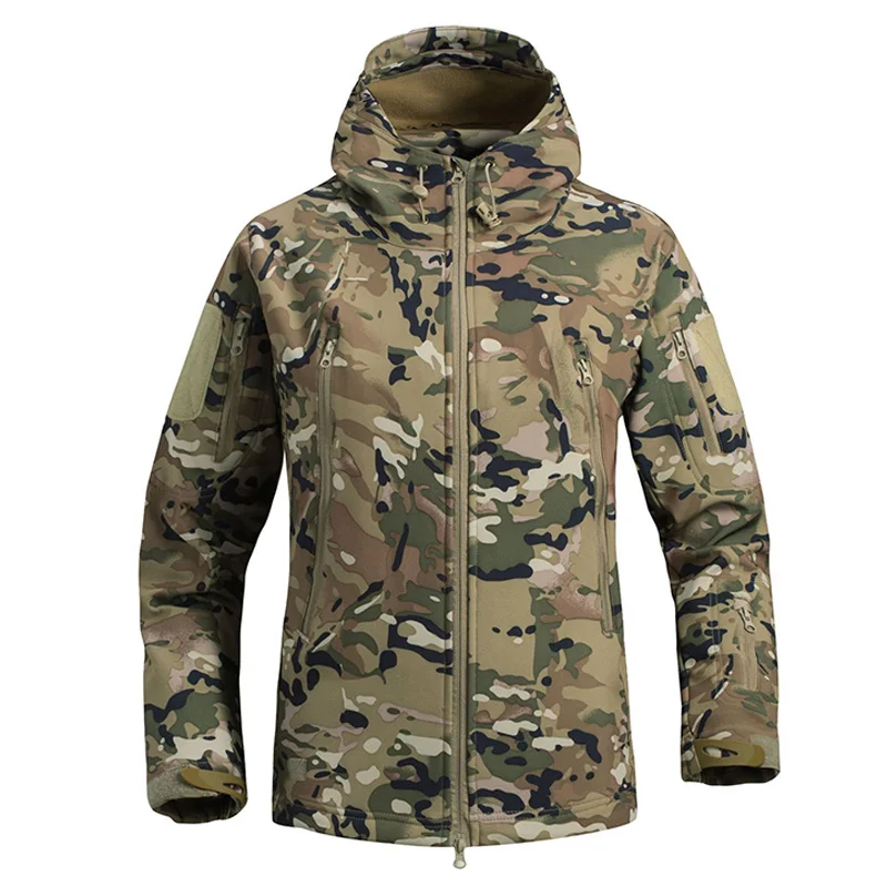 

Mens Outdoor Jacket Military Tactical Windproof Waterproof Jacket Lightweight Breathable Comfortable Hiking Jacket Men