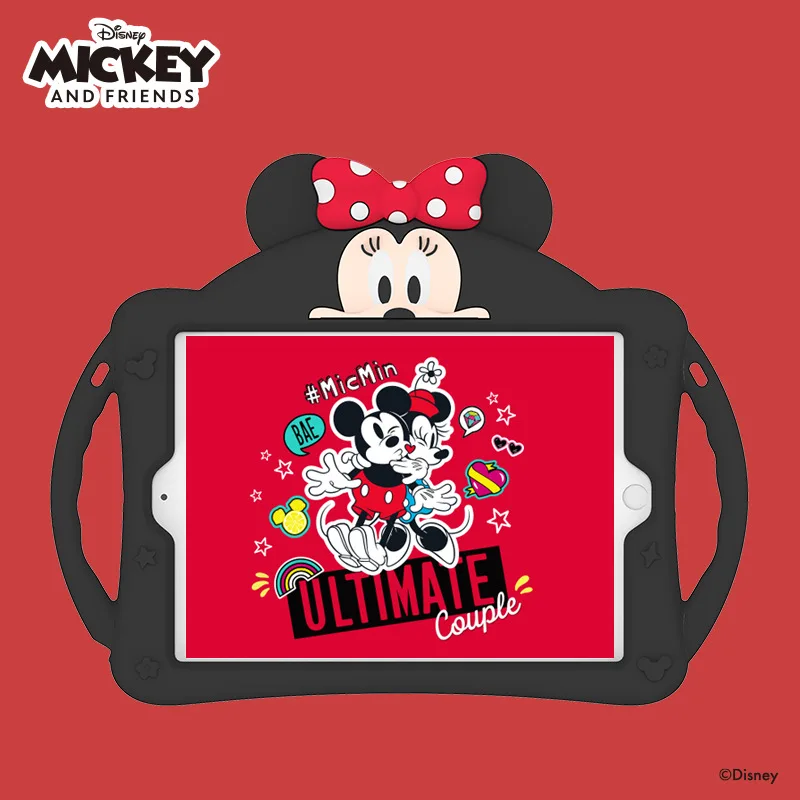 Silicone Handle Suporte Capa para Ipad Cartoon Case Minnie e Mickey Ipad Air Ipad Pro 10.5 Mini 8th 8th 10th 10.9