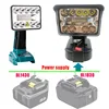 LED Work Lights Flashlights Electric Torch Spotlight for Makita Lamp 18V Li-ion Battery Adapter BL1815 BL1830 BL1850 BL1860 1