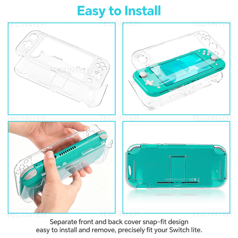 Crystal Clear Shockproof Protector Case with Stand