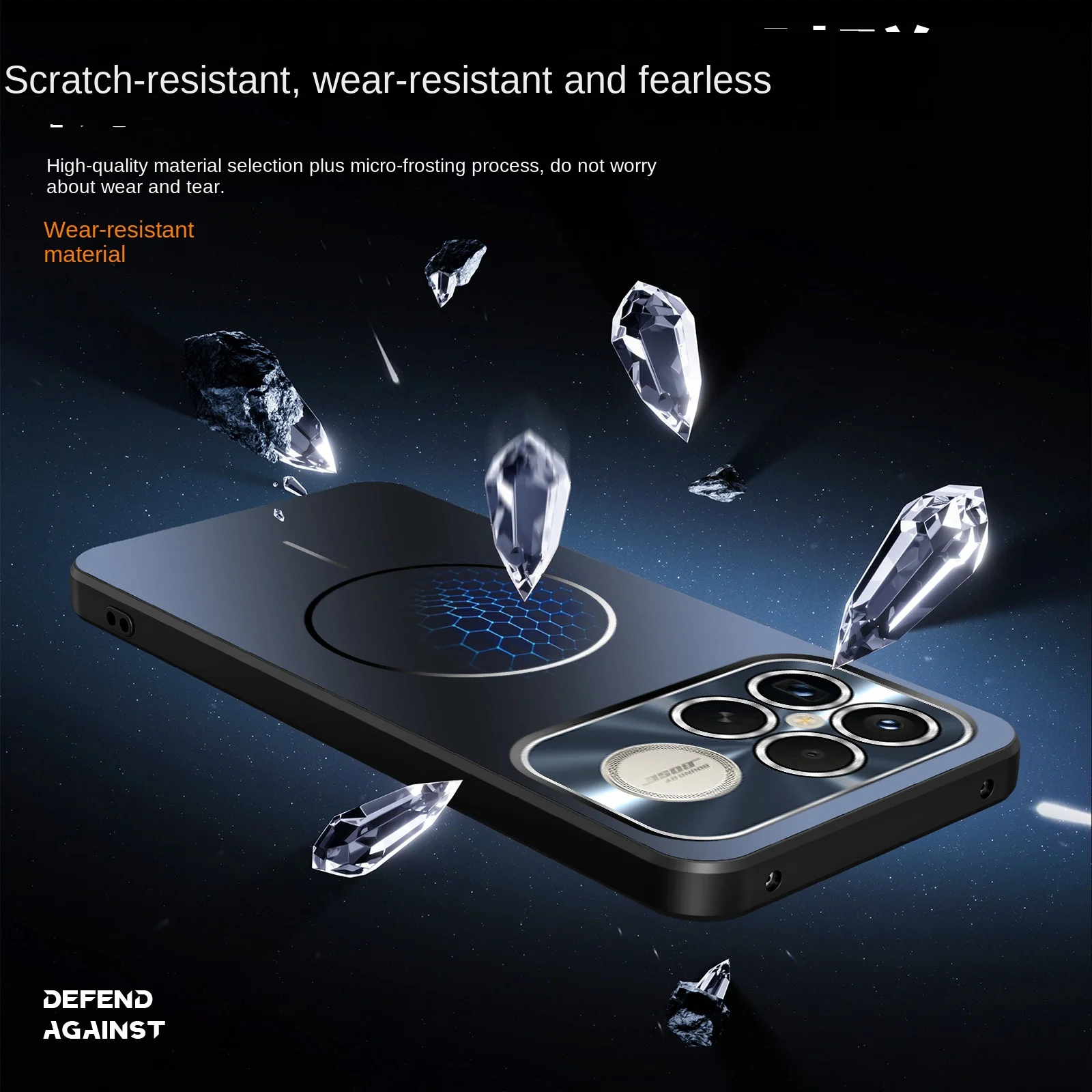 Colorful Magnetic Full Lens Protective Scratch-Resistant Drop-Proof Phone Case