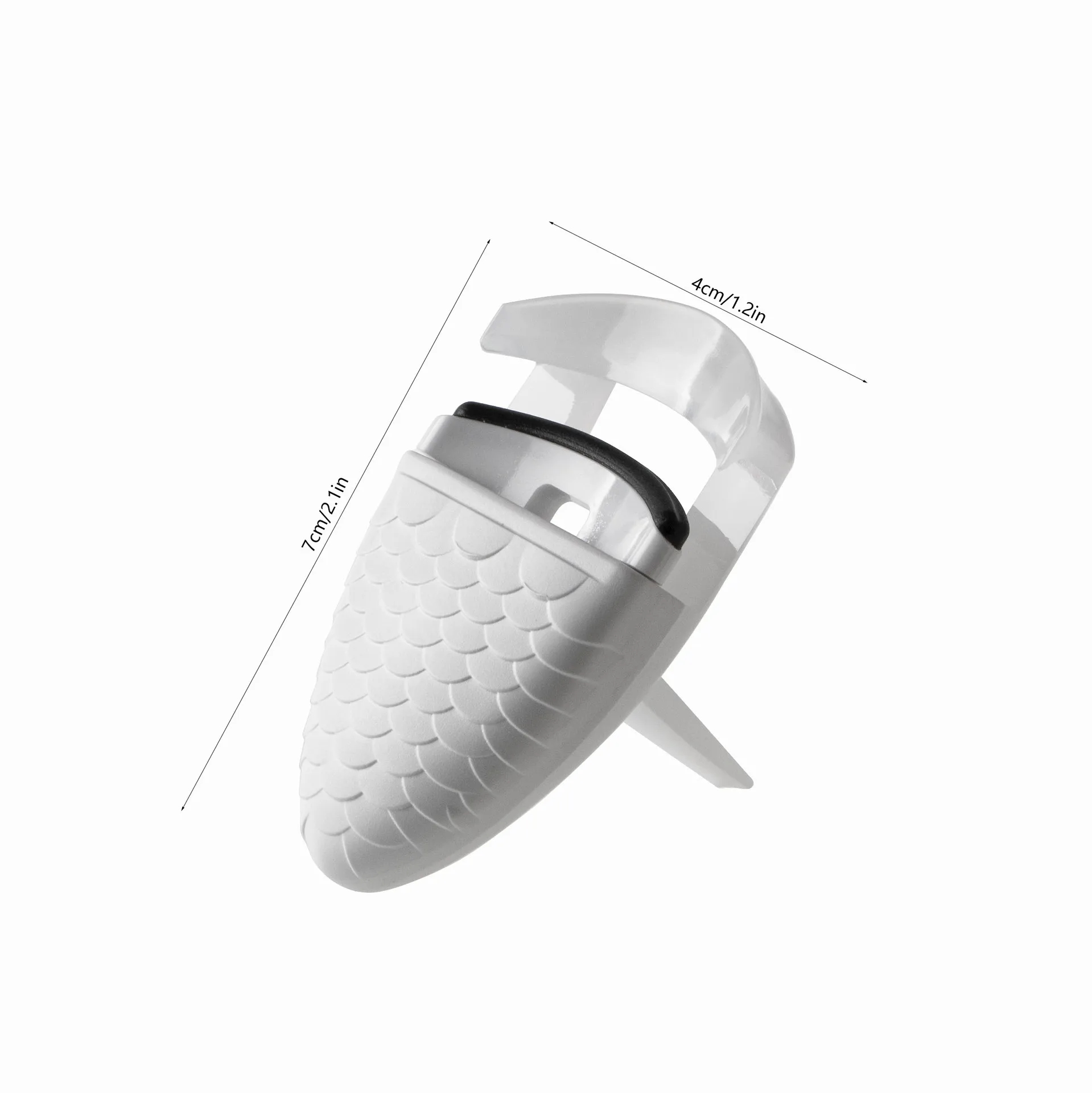 

Fish Scale Patterned Eyelash Curler Mini Portable Pointed Eyelash Curler for Sun Flower Beauty Makeup Tools
