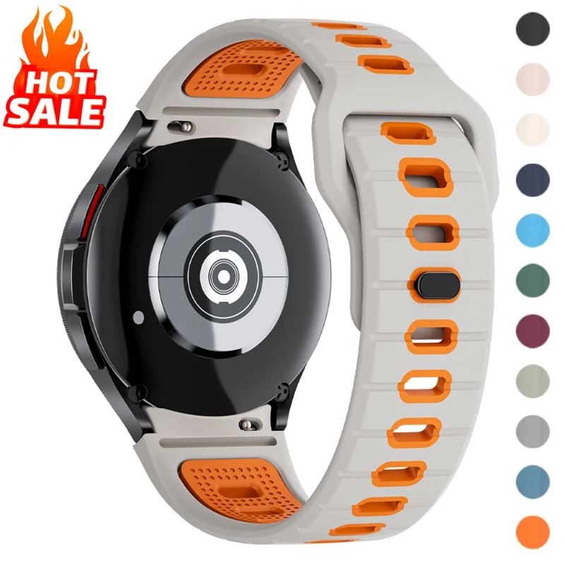 Premium Silicone Smartwatch Band - No-Gap Design, Versatile Fit