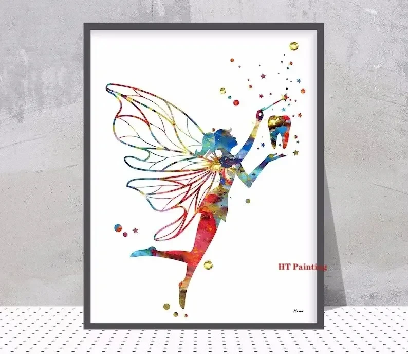 Modern Dental Art - Tooth Implant Anatomy Canvas Poster