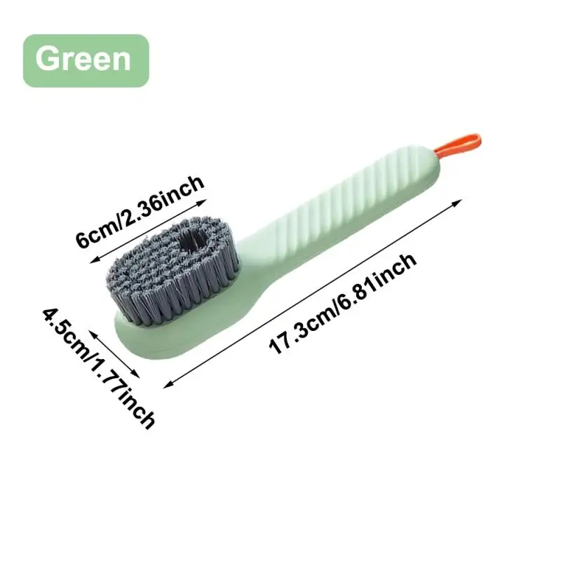 1/2pcs Shoes Brush Automatic Liquid Discharge Multifunction Press Out Shoes Cleaner Soft Bristles Clothes Brushes Cleaning Tool