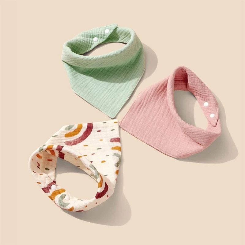 

Baby Bandana Drool Bibs for Boys & Girls Baby Bibs for Teething & Drooling 3pcs