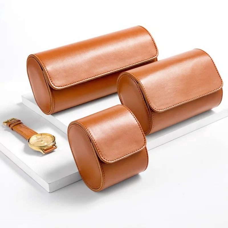 Watch Box Case Pouch Organizer Leather Bag For Travel Storage