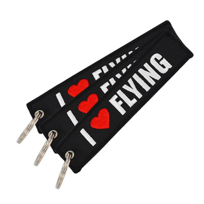 Motorcycle Bijoux Embroidered Keychain - Stylish Key Tag Gift