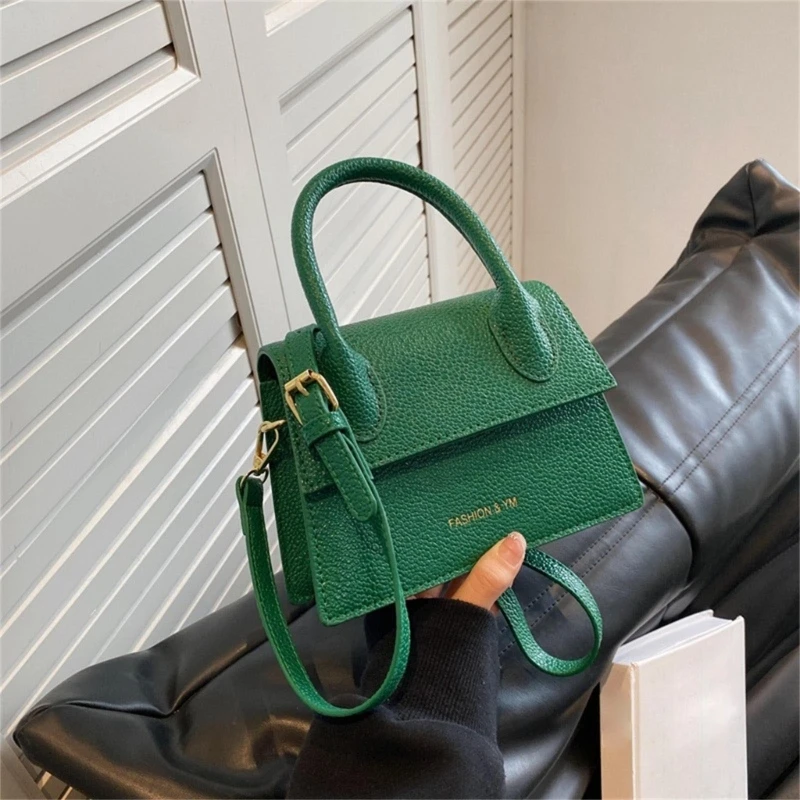 Stylish Flap Crossbody Bag PU Shoulder Bags Handbag for Women Girls