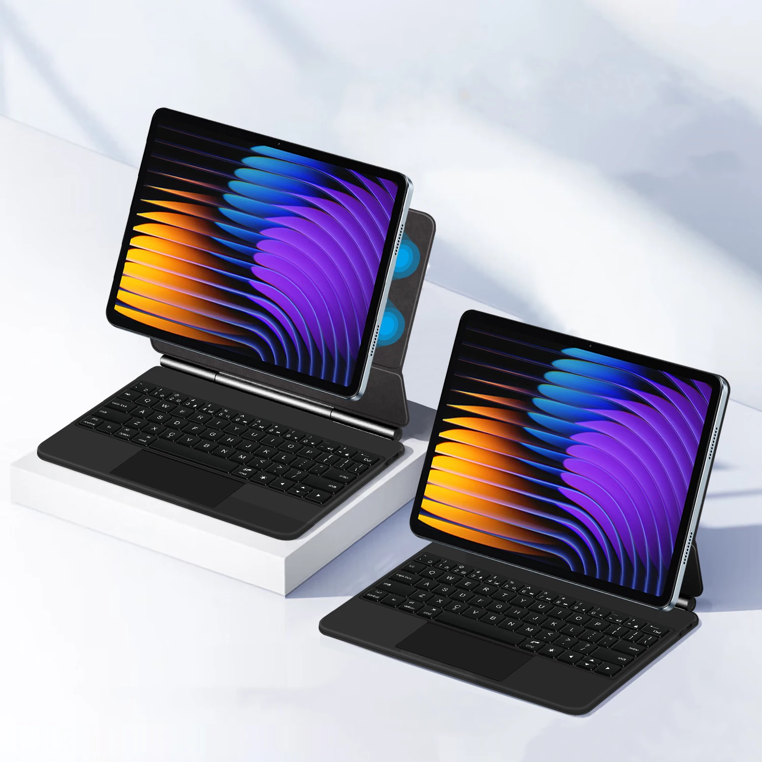 Folio Magic Keyboard For Xiaomi Pad 7 Mi Pad 7 mipad7 Pro 11.2" Case Portuguese Spanish French Korean Arabic Smart Keyboard