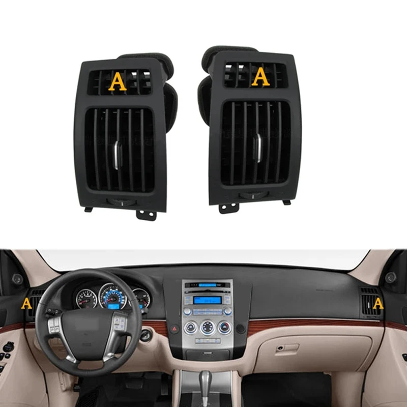 

1Pair Car A/C Air Outlet Frame For Hyundai Veracruz 2007-2012 Front Dashboard Air Conditioning Vent Grille Installation