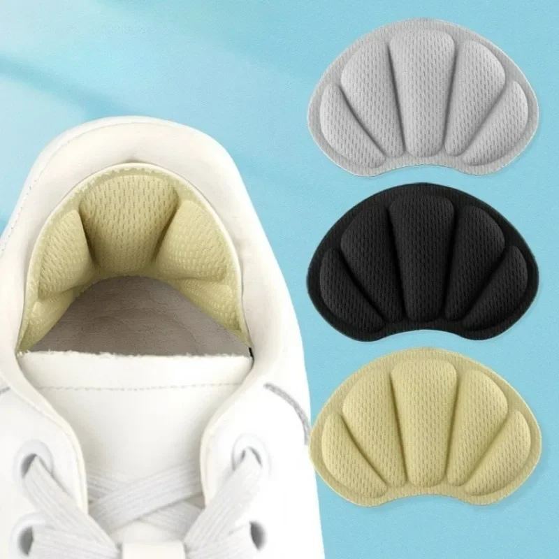 Shoe Insoles Strong Adhesive Sponge Heel Pad Pain Relief Reduce Friction Heel Sticker Cuttable Insert Foot Rear Elastic Patch shoe insoles