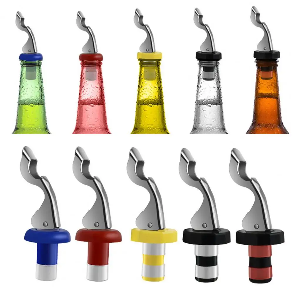 Wine Cork Wine Bottle Stopper Innovative Silicone Sealer Kitchen Bar Nozzle Perfection Sealing Cork
