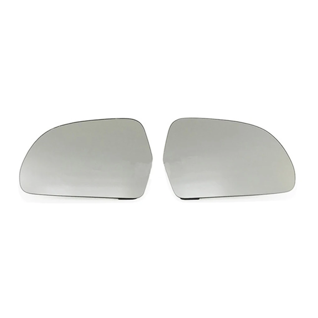 

1 Pair Right and Left Side Rearview Mirror Glass Lens Replacement for Audi A4 B8 C6 2009-2012 8T0857535E 8T0857536D