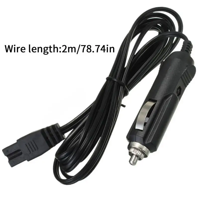 Portable Mini Fridge Power Cord Car Refrigerator Power Cable Auto Freezer Cooler Cord DC 12V/24V Refrigerator Replace Cable car refrigerator accessories