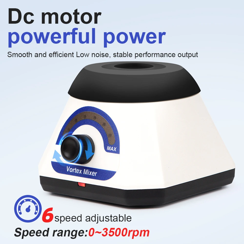 VM1S Mini Vortex Mixer 3500rpm Adjustable Speed Mixer 50ml Liquid Shaker Eectronic Blender Tattoo Ink Nails Polish Swirl