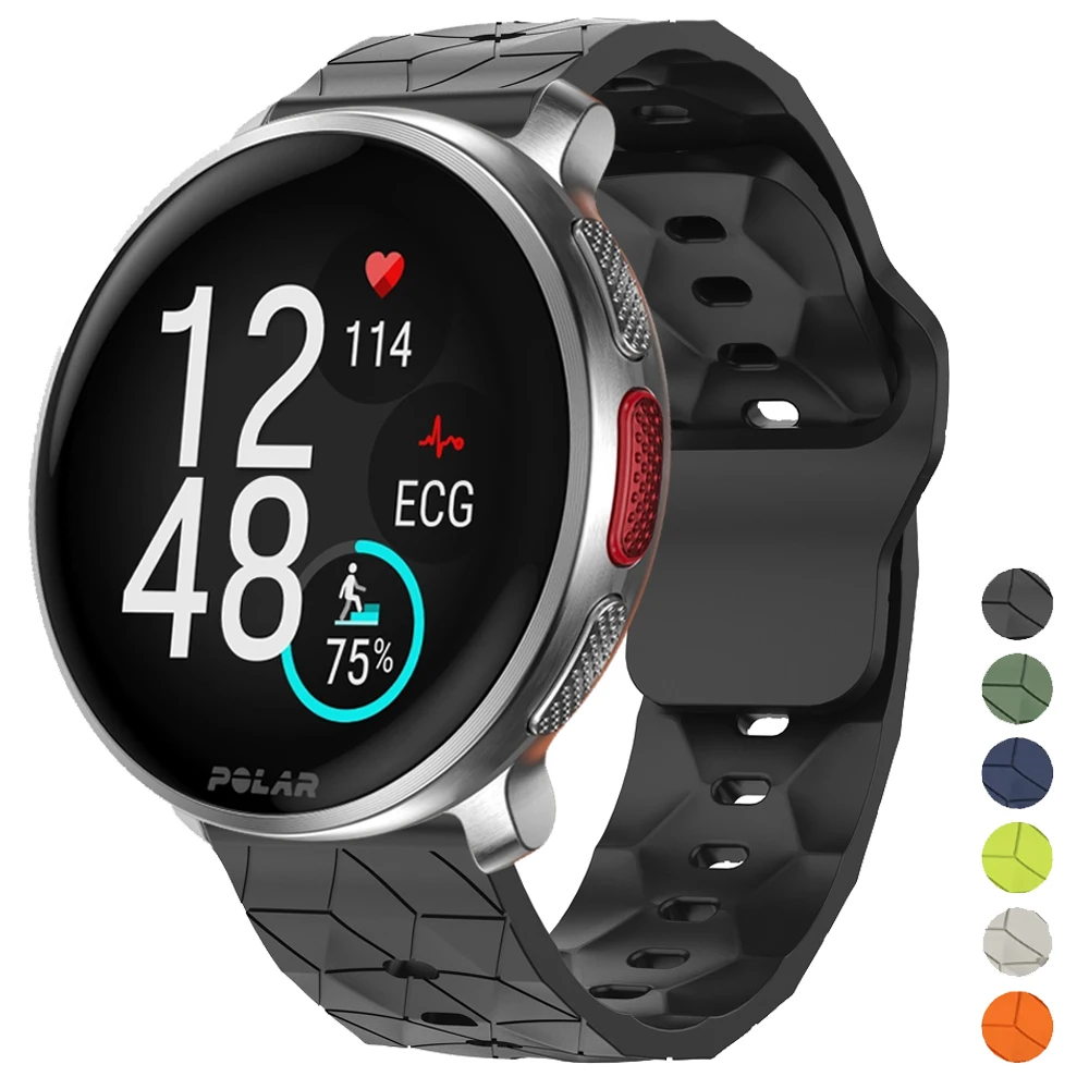 Silicone Sport Wristband - 22mm Premium Strap Replacement