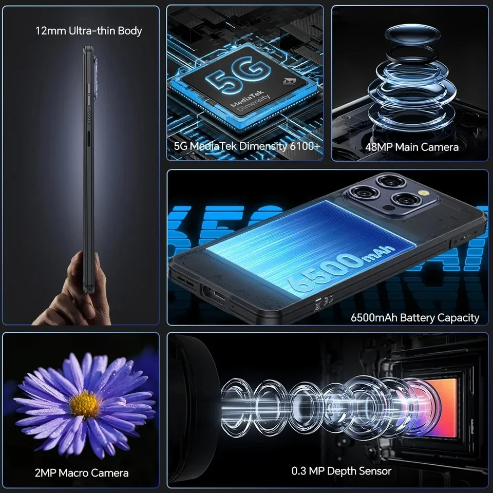 【新品】OUKITEL WP52 Android14 5G スマートフォン Amazon | OUKITEL WP52 Android14 5G simフリー スマホ 本体