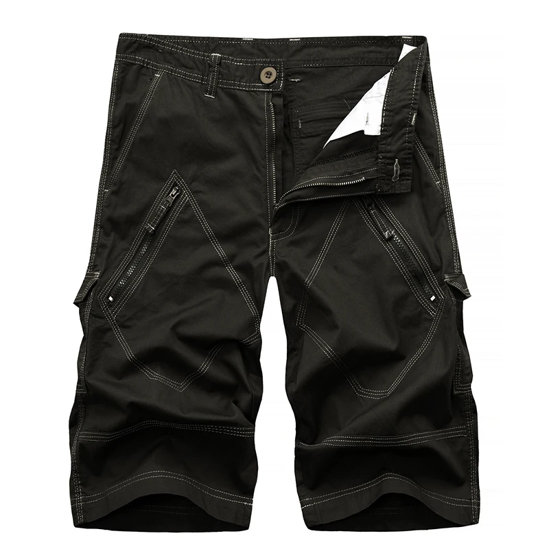 thumbnail image 1 of Pantalones cortos de verano para exteriores para hombre, pantalones cortos cargo holgados de alta calidad con múltiples bolsillos y diseño de cinco puntos, 1 of 5