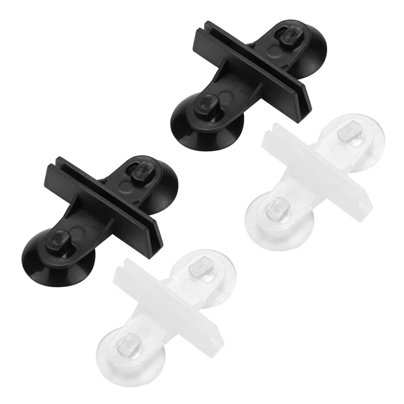 

HOT-120 Pcs Divider Aquarium Suction Cup Holders For Fish Tanks Glass Cover Separating Divider Support Clip Bracket