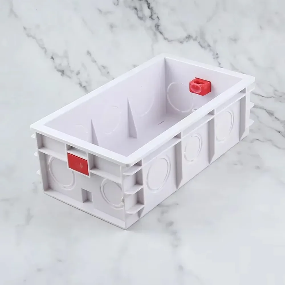 Melery 146 Dry Lining Box For Gypsum Board Drywall Plaster board 47mm Depth Wall Switch BOX Socket Cassette 146*86mm