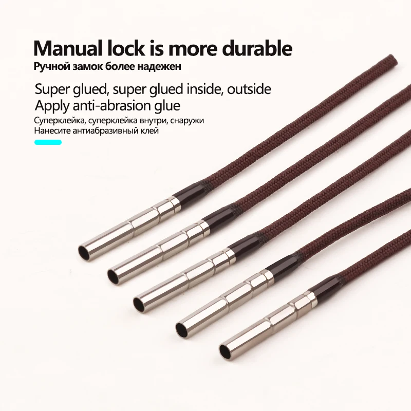 Fishing Swivels 5PCS Rod Tip Swivel Stainless Steel Swivel Anti-rod Tip Main Line Winding Universal Rotating Rod Lake River Fishing Tools Tackle