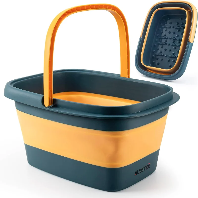 Collapsible Foot Bath Massager Soak Tub with Handle