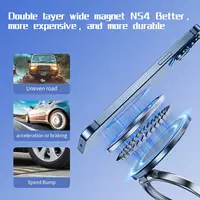 360° Upgraded Vacuum Magnetic Phone Holder, Magnetic Car Phone Mount, Hands-Free Suction Cup Phone Holder for Car/Gym/Mirror - Image 4