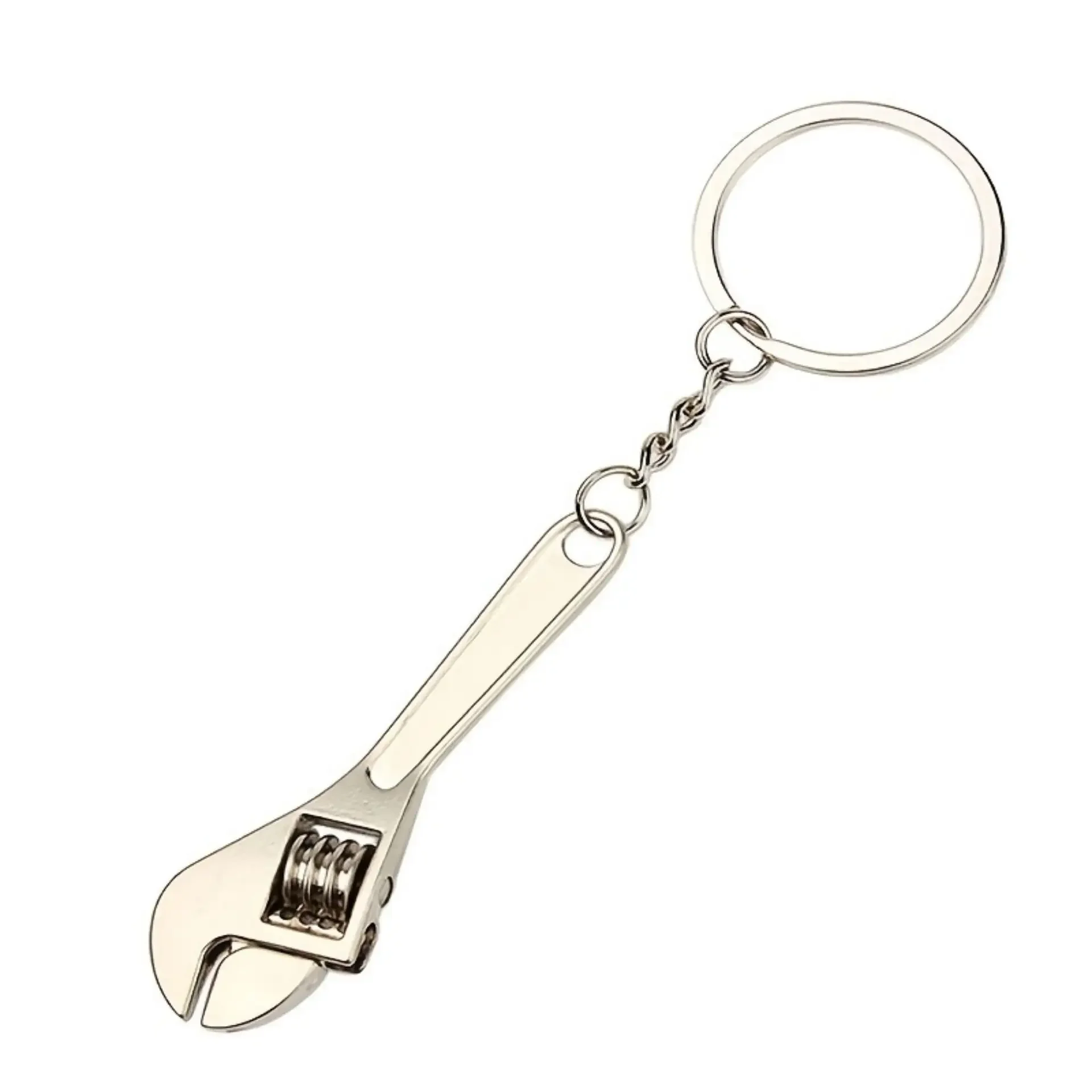 Keychain Tool Mini Wrench Spanner for Men Imitation Tool Gift Pendant