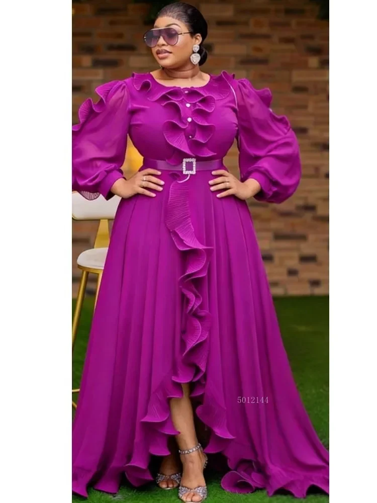 Women's African Dashiki Maxi Dress Vetement Femme Ankara Abaya Spring Autumn New Fashion Clothing from Africa 2