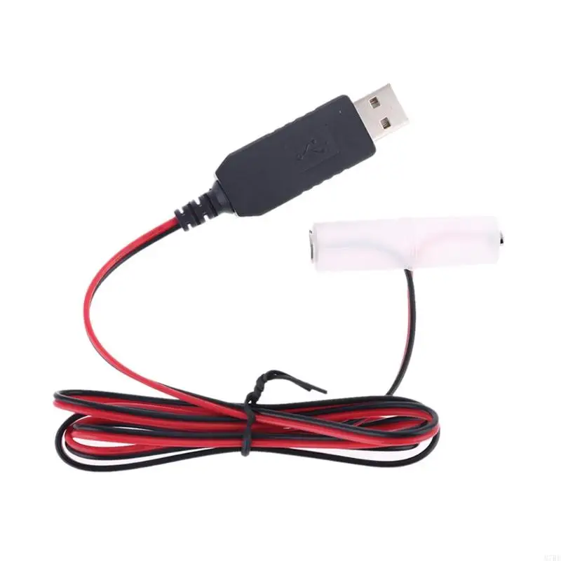 LR6 AA Battery USB Power Supply Cable 1.5V AA Battery for Radio Electric Toy Clock LED Strip Light Calculator