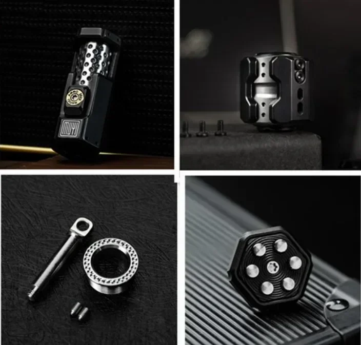 Muyi edcガンボルトプッシュエッグスライダーフィジェット、チタン合金